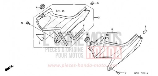 SIDE COVER (CB600F3/4/5/6) CB600F6 de 2006